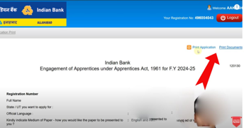 Indian Bank Apprentice Step -8